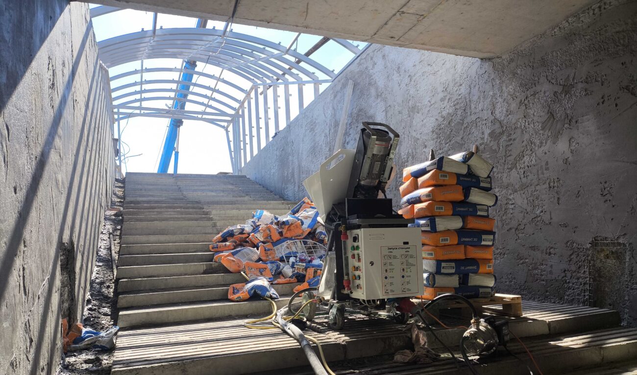 Что такое механизированная штукатурка?