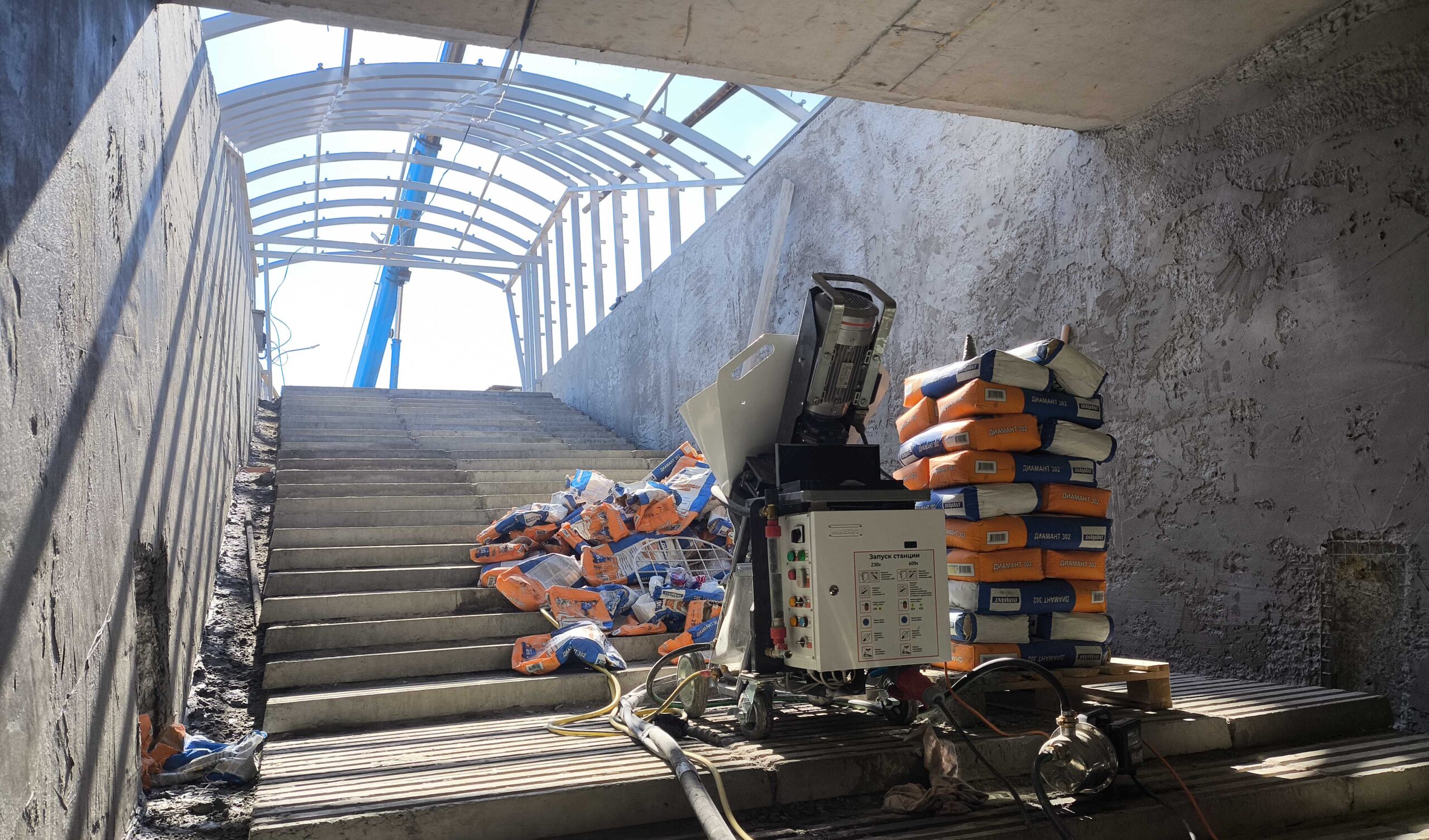 Что такое механизированная штукатурка?